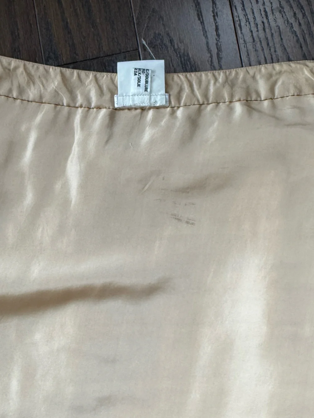 ESCADA Silk Mesh Overlay Tulle Embellished Skirt Size 36